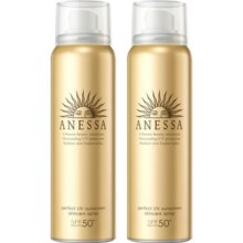 ANESSA/安热沙安耐晒防晒喷雾防紫外线耐晒清爽保湿身体喷雾60g*2