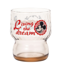 ADERIA迪士尼玻璃杯Disney联名水杯日本进口石塚硝子复古牛奶米奇280ml