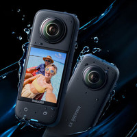 Insta360 影石 X3全景运动相机防抖防水摄像机5.7K高清Vlog摩托车骑行滑雪潜水路亚