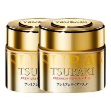 【自营】TSUBAKI/丝蓓绮改善毛躁金罐0秒180g*2发膜