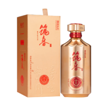 需首购、PLUS会员: 筑春 鎏金岁月 酱香型白酒 53度 500ml 单瓶装