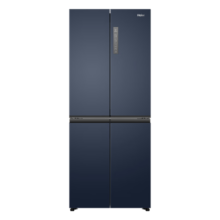 海尔（Haier）【23年新品】Haier海尔冰箱四开门406升十字对开门变频一级能效风冷无霜家用大容量双开门电冰箱 BCD-406WLHTDEDSLU1【一级双变频】