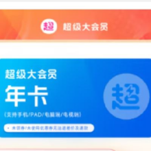 bilibili 哔哩哔哩 电视超级大会员年卡 支持电视端