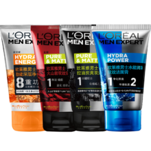 京东百亿补贴、plus会员立减:欧莱雅（L'OREAL） 男士洗面奶  50ml *4【囤货装】