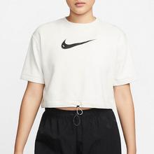 NIKE 耐克 运动休闲短袖女短款露脐透气收腰休闲T恤