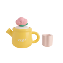 COSTA茶壶陶瓷套装泡茶茶具精致家用办公室礼物 想开了鸭-杯壶组合