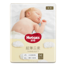 京东百亿补贴、PLUS会员：好奇Huggies 金装纸尿裤 婴儿尿不湿超薄柔软超大吸力透气 M88片【6-11kg】