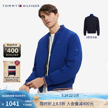 TOMMY HILFIGER 男装商务通勤双面穿鸭绒轻暖棒球领飞行员羽绒服夹克28716 藏青色/蓝色DW5 M