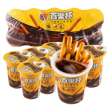 plus会员：星球杯 百乐杯26g*10杯 儿童零食饼干条加巧克力酱