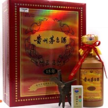 京东百亿补贴、plus会员：茅台（MOUTAI）陈年 十五年 酱香型白酒 53度 500ml 礼盒装