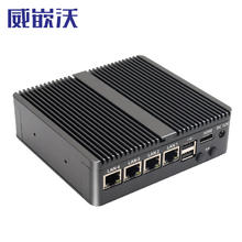 VINcanWO 威嵌沃 微型工控机嵌入式全封闭迷你工控主机商务办公便携式小型台式机电脑 四网口J4125/8G/128G