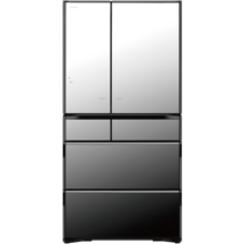 HITACHI日立冰箱735L镜面大容量嵌入多门式R-ZXC750KC真空保鲜WIFI旗舰机 水晶镜色