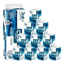 C&S 洁柔 卷纸4层1400g有心卷筒纸巾