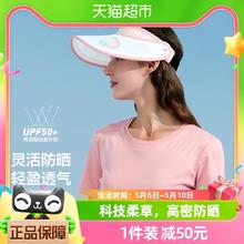 88VIP会员：Beneunder 蕉下 防晒帽女天际太阳帽户外骑行遮阳帽防紫外线可调节帽檐空顶帽