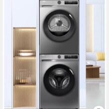 618预售、Haier 海尔 年度新品 G100508BD12S ＋HG100508 双擎热泵式洗烘套装 10KG