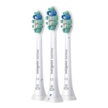飞利浦电动牙刷刷头原装替换刷头配HX5181HX6730HX6721HX3226HX68HX93HX89HX99等钻石牙刷系列 HX9023/67牙菌斑防御-盒装 3支
