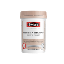 Swisse斯维诗 钙+维生素D迷你片150片/瓶 柠檬酸钙好吸收 小粒易服强健骨骼 中老年成人孕妇 澳洲进口