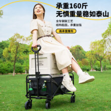 TANXIANZHE 探险者 TAN XIAN ZHE）户外露营车折叠露营推车150L