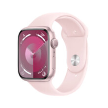 京东百亿补贴、PLUS会员：Apple Watch Series 9 智能手表GPS款 粉色铝金属表壳 亮粉色运动型表带