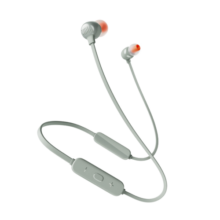 JBL T115BT 入耳式蓝牙无线耳机 运动音乐耳机 苹果安卓手机耳机 金属钛振膜 跑步磁吸式带麦 灰色