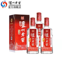 京东百亿补贴：泸州老窖 浓香型 白酒 头曲酒 55度 625mL 3瓶 （含2个手提袋）