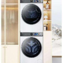新预售、PLUS会员：Haier 海尔 云溪386W洗烘套装 10KG精华洗滚筒洗衣机+双擎热泵烘干机 三变频 386W+386W