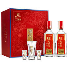 泸州老窖 特曲 浓香型 高度白酒 52度500ml*2瓶 花开富贵礼盒 （节日送礼）