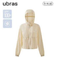 plus：ubras 轻薄蝉翼防晒衣 馥芮白色 M