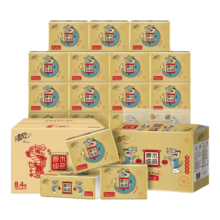 31日20点开始，plus会员:清风抽纸新金装面巾纸餐巾纸3层100抽24包*3件