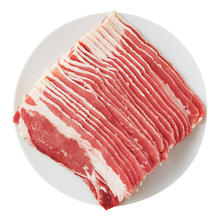 天谱乐食 安格斯谷饲原切肥牛片500g 牛肉片 冷冻 火锅片烧烤食材生鲜