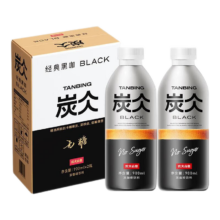 plus会员:农夫山泉 炭仌咖啡 经典黑咖900ml*2瓶