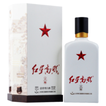 红星 二锅头 红星高照 清香型高度白酒 52度 500mL 单瓶 礼盒装白酒