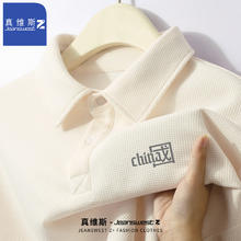 JEANSWEST 真维斯 男士华夫格POLO衫 短袖t恤 2件