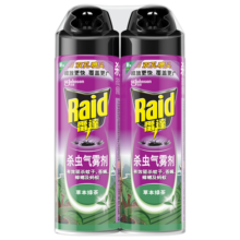 雷达(Raid) 杀虫剂喷雾 550ml*2瓶 绿茶香型 杀蟑喷雾 杀虫气雾剂