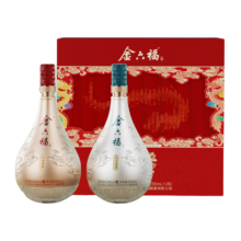 需首购、PLUS会员: 金六福 祥瑞臻福 兼香型白酒 50.8度 500ml*2瓶