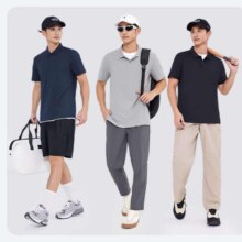 PLUS会员：京东京造 男士 运动短袖Polo衫 三色可选