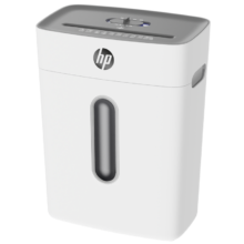 HP惠普（HP）4级保密办公家用碎纸机粉碎机 （单次6张 连续碎5分钟 15L 可碎卡碎订书针）W1505CC