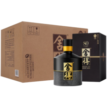 舍得 舍得酒 智慧舍得建厂80周年纪念款 浓香型白酒 52度 500mL 6瓶 整箱装