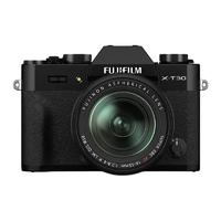 FUJIFILM 富士 X-T30 II APS-C画幅 微单相机 黑色 XF 18-55mm F2.8 R LM OIS 变焦镜头 单头套机