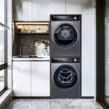海尔（Haier）晶彩洗烘套装 10Kg直驱滚筒洗衣机+空净热泵烘干机 181套装（189升级款） 【双重除毛屑+深层除菌螨】