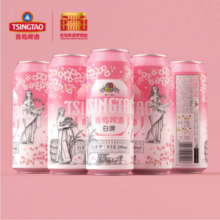 Tsingtao 青岛啤酒 11度全麦白啤（樱花版）500mL*12听