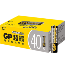 需抢券：GP 超霸 5/7号碳性电池 1.5V 20粒装