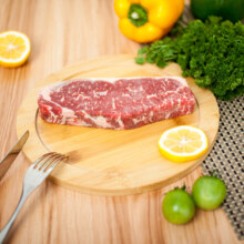 天谱乐食 精选西冷原切厚切牛排300g/袋  草饲烧烤 新西兰牛肉