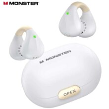 魔声（Monster）夹耳式蓝牙耳机 双蓝牙5.3夹耳式