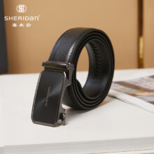 plus会员：SHERIDAN 喜来登 牛皮 男士腰带 礼盒装 SH521569S