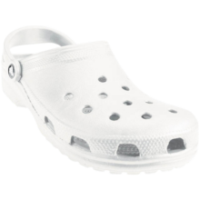 crocs卡骆驰王俊凯同款洞洞鞋男沙滩鞋户外包头拖鞋女鞋|10001 白色-100 37/38(230mm)