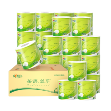 京东百亿补贴，plus会员:心相印 卷纸 茶语丝享4层130克30卷