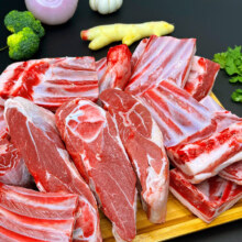 京东百亿补贴：羊小柒 宁夏滩羊 羊腿羊排 手把肉 2500克/袋