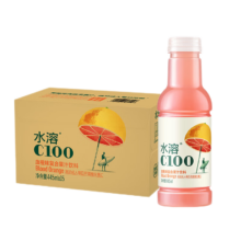 需入会、plus会员、需首购:农夫山泉水溶 C100 血橙味445ml*15瓶 纸箱装