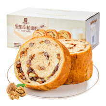 88VIP:良品铺子 坚果车轮面包 500g/箱